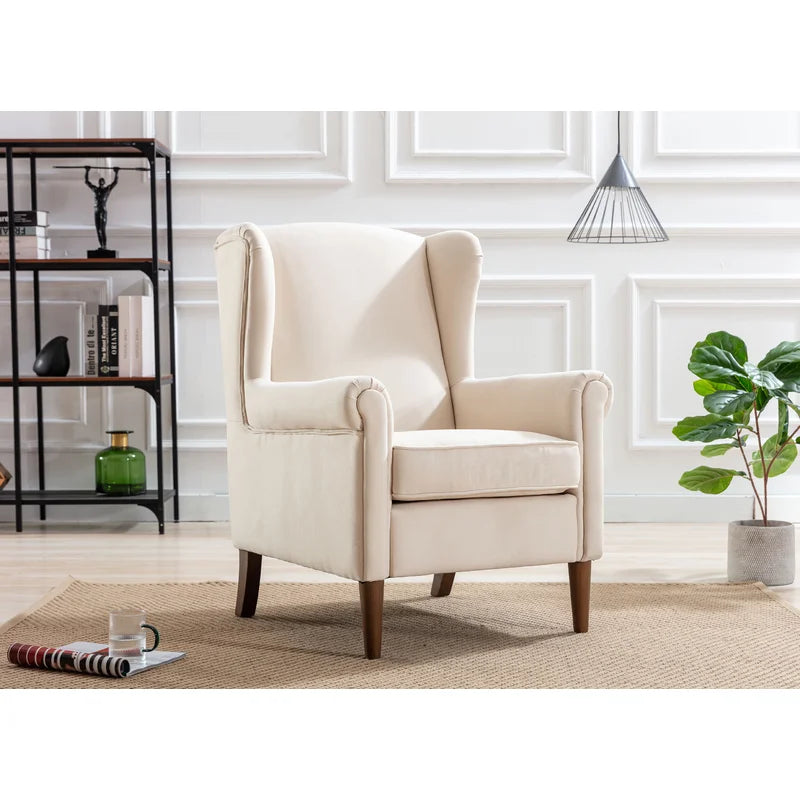 Cream wing discount chair