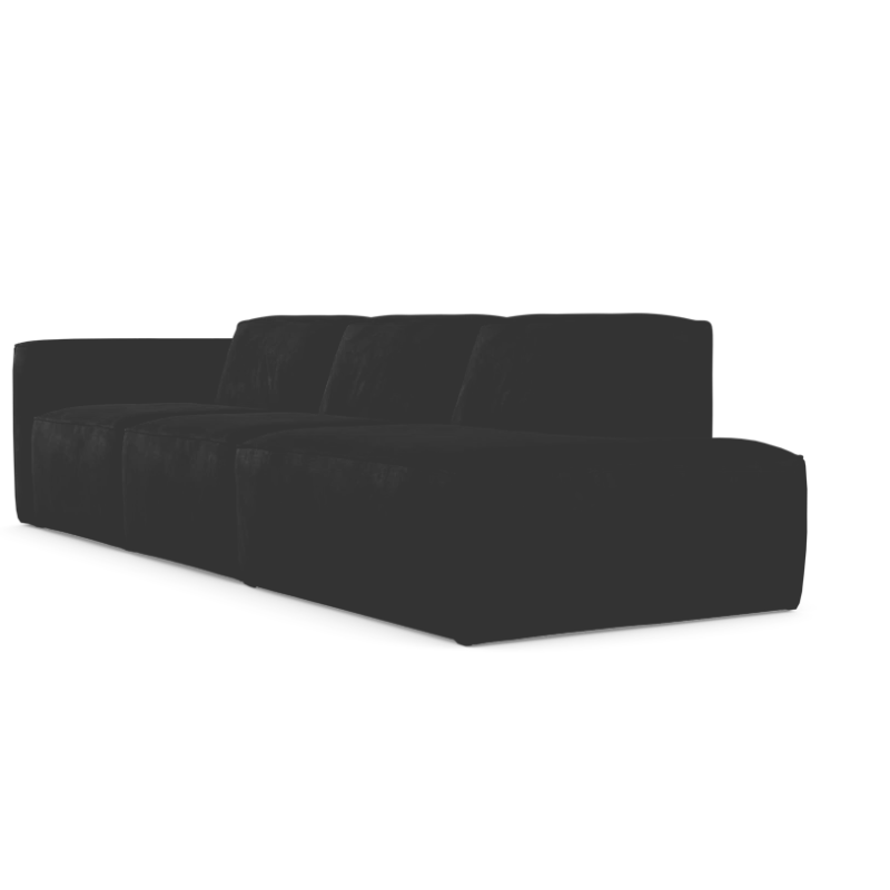 Alfie Velvet 3 Seater Sofa Dreamy Comfort