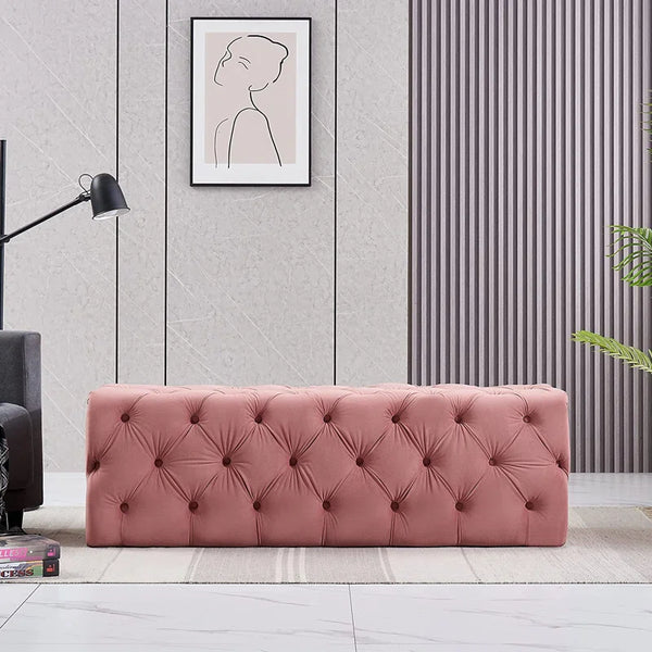 Dia Tufted Rectangle Cocktail Ottoman