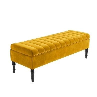 Safi Panel Top Ottoman Storage Bench