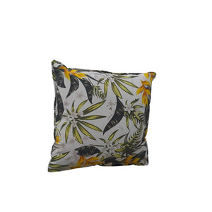 Flower Scatter Cushion - Inner Included- Yellow & Green