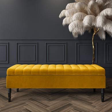 Safi Panel Top Ottoman Storage Bench