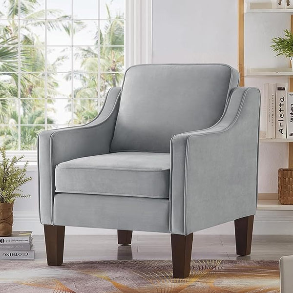 Sina Velvet Arm Chair