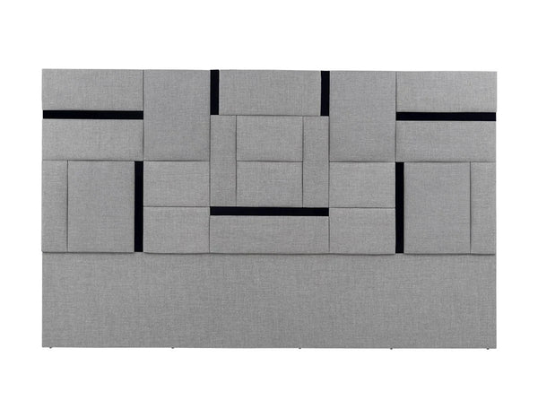 Dreamy Comfort Brandy Geometric Upholstered Headboard