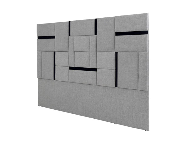 Dreamy Comfort Brandy Geometric Upholstered Headboard