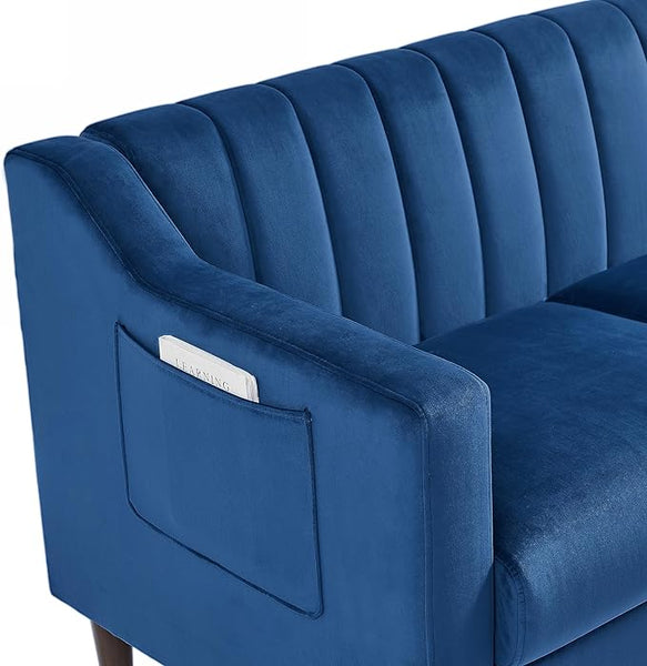 Luna Velvet 3 seater Sofa Chair