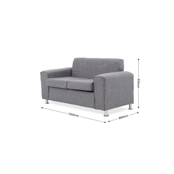 Dreamy Comfort-Lola Fabric 2 Seater Couch