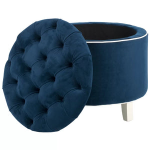 Althea Round Storage Ottoman