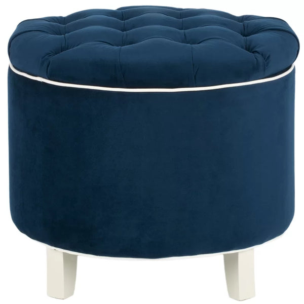 Althea Round Storage Ottoman