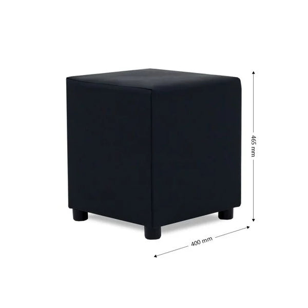 Dreamy Comfort – Small Leather-Touch Ottoman
