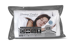 Gel-Infused Memory Foam Contour Pillow