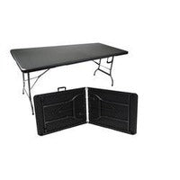 Plastic Folding Table - Black