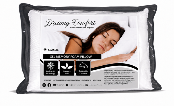 Gel Memory Foam Pillow- Classic