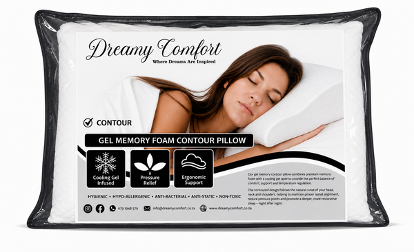 Gel Memory Foam Contour Pillow
