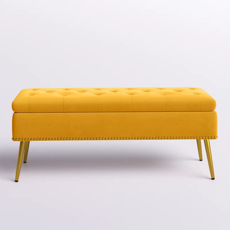 Mustard storage hot sale bench