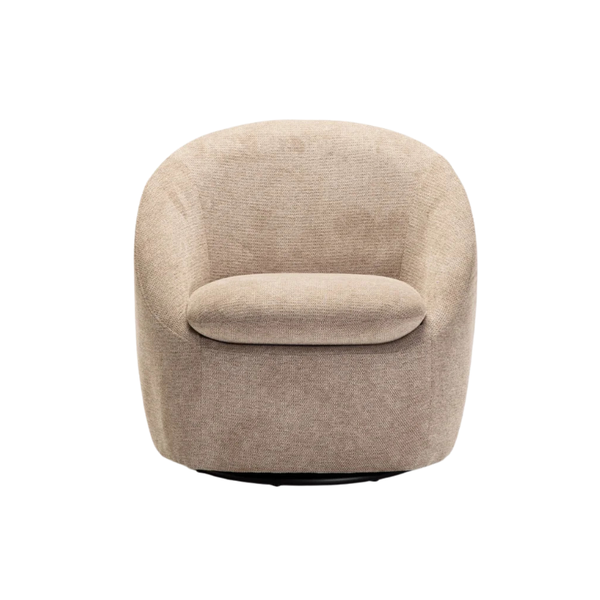 Dreamy Comfort – Leila Fabric Swivel Chair