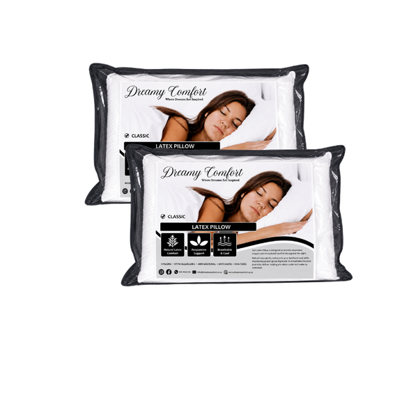 Latex Pillows Classic -Twin Pack