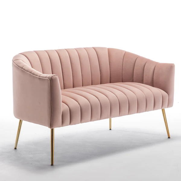 Lilly Velvet 2 Seater Loveseat Sofa