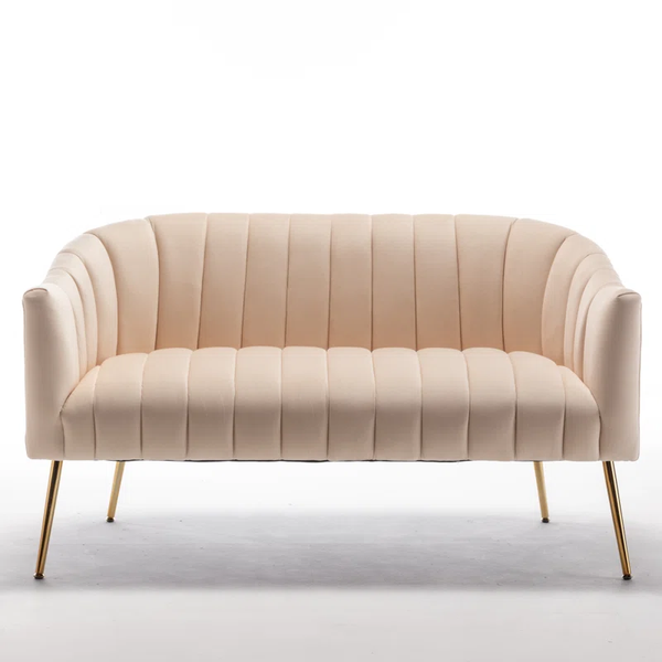 Lilly Velvet 2 Seater Loveseat Sofa