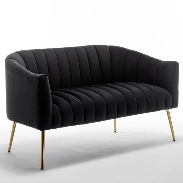 Lilly Velvet 2 Seater Loveseat Sofa