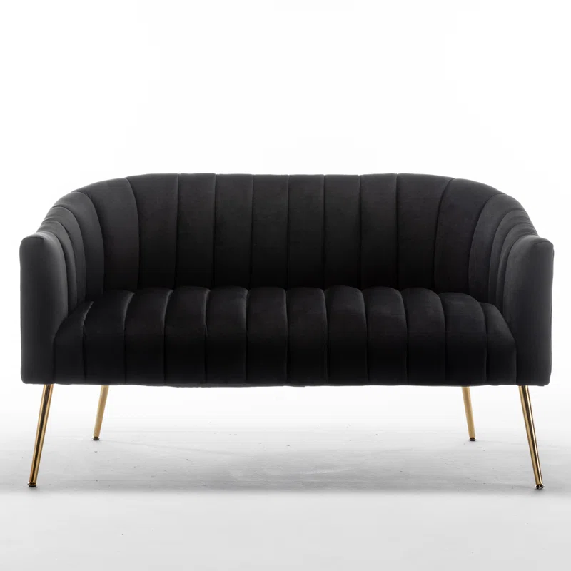 Lilly Velvet 2 Seater Loveseat Sofa
