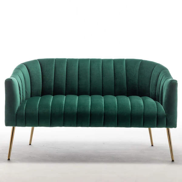 Lilly Velvet 2 Seater Loveseat Sofa