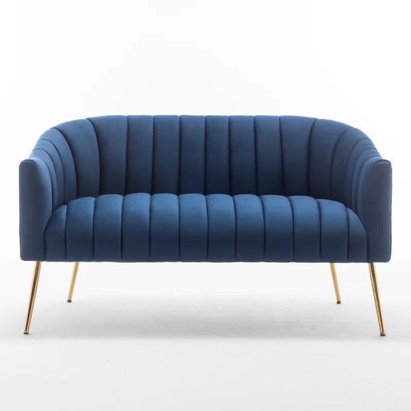 Lilly Velvet 2 Seater Loveseat Sofa