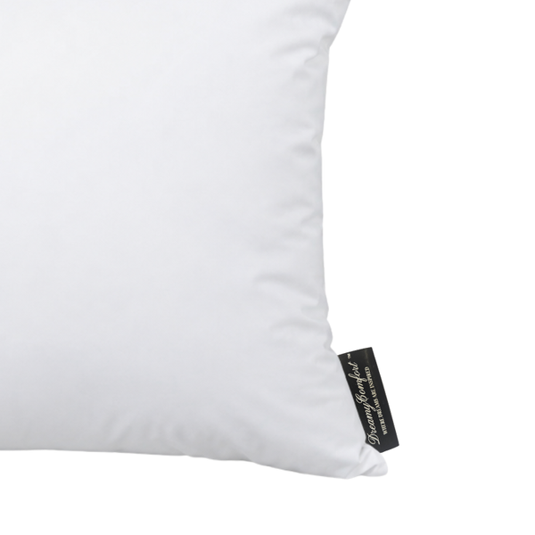 Dreamy Comfort White Polyester Hollow Fibre Pillow- Standard Twin Pack