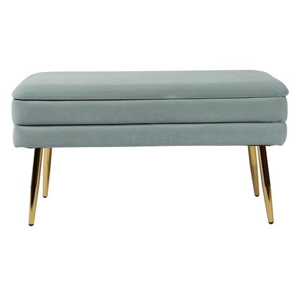 Vira Rectangular Storage Ottoman Bench