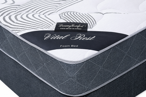Dreamy Comfort – Vital Rest Foam Mattress & Base Set- Queen