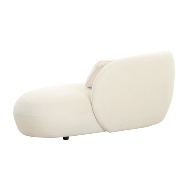 Zivah Velvet Day Bed Chaise Sofa