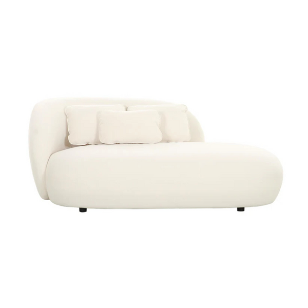 Zivah Velvet Day Bed Chaise Sofa