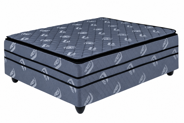 Dreamy Comfort All Core Pillow Top -Foam One-Piece Mattress & Base Queen