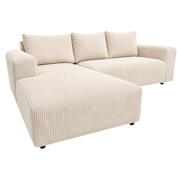 Anatolia L-Shaped Corduroy Couch
