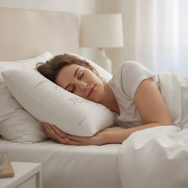 Dreamy Comfort Bamboo Pillow - Standard Size Twin Pack