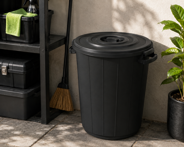 Dreamy Comfort -Plastic Bin with Lid- 50Lt