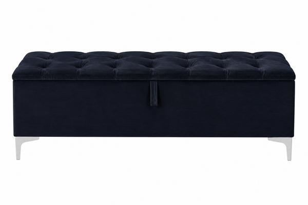 Dreamy Comfort - Crystal Flap-Open Storage Ottoman