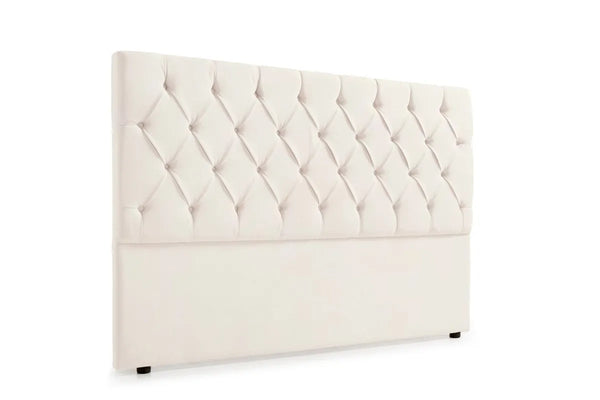 Bella Deep Buttoned Velvet Headboard