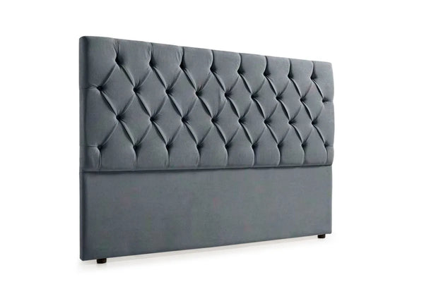 Bella Deep Buttoned Velvet Headboard