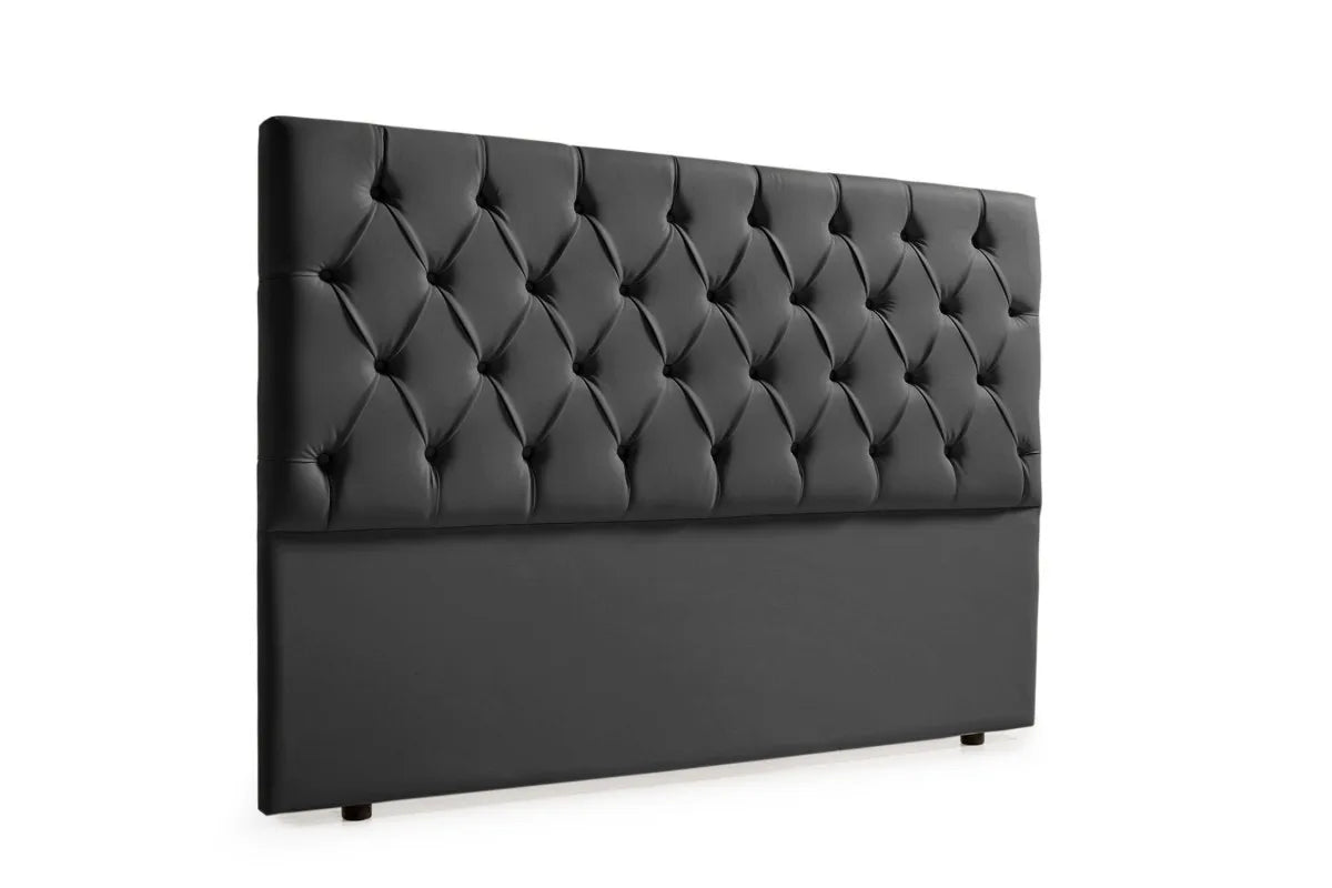 Bella Deep Buttoned Velvet Headboard