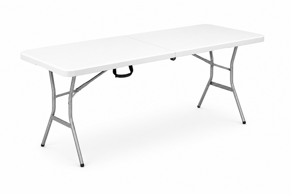 Dreamy Comfort Heavy-Duty Folding Plastic Table - 180 cm
