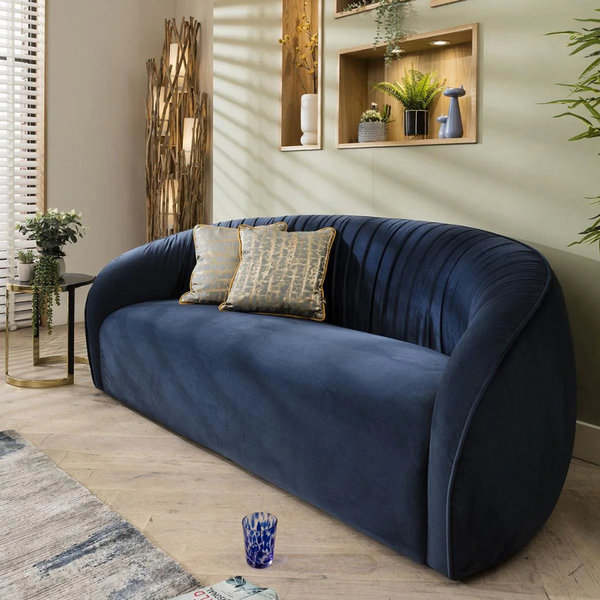 Elena 3 Seater Sofa Curved