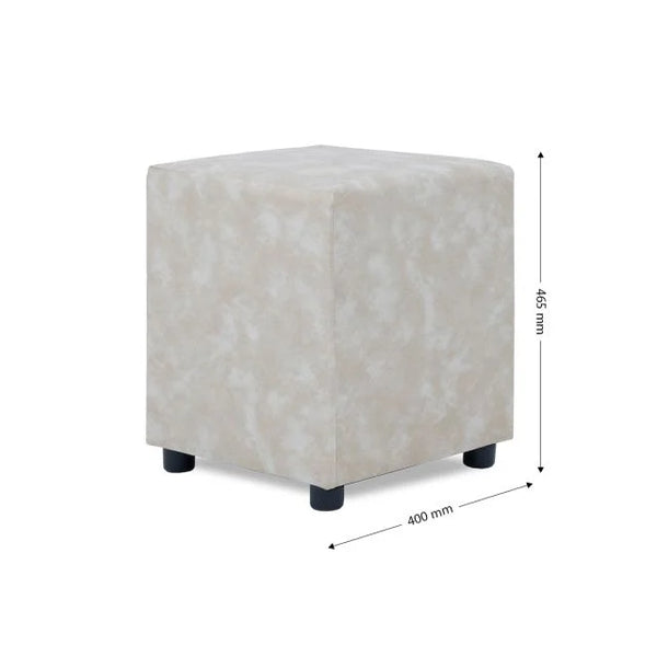 Dreamy Comfort – Small Leather-Touch Ottoman