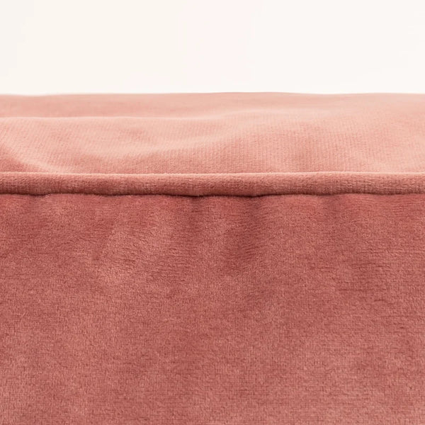 Jane Velvet Square Pouffe Ottoman
