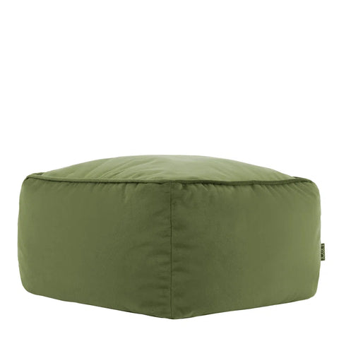 Jane Velvet Square Pouffe Ottoman