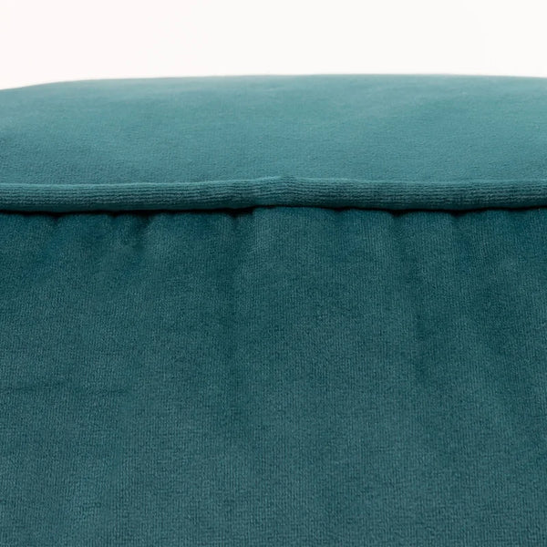 Jane Velvet Square Pouffe Ottoman