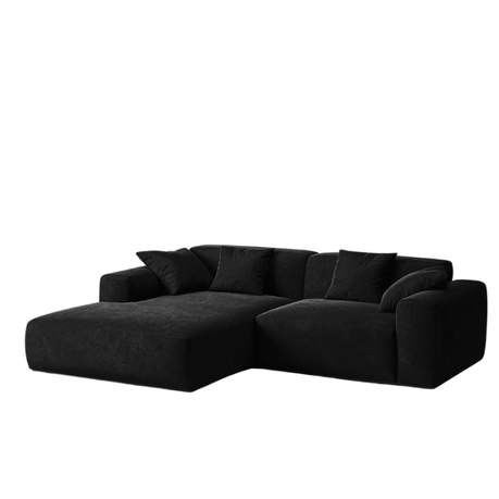 Bria Velvet Corner Couch L Shape Sofa