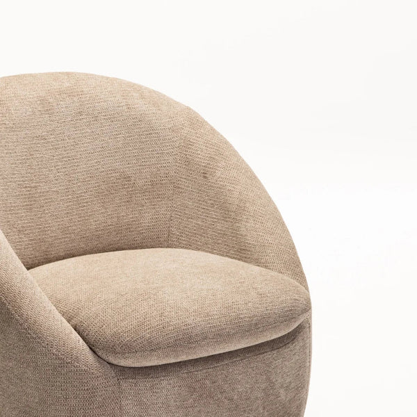 Dreamy Comfort – Leila Fabric Swivel Chair