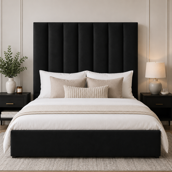 Dreamy Comfort-Maya Velvet Panel Headboard