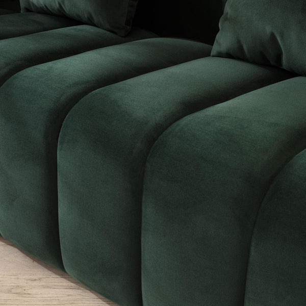 Bailey 3 Seater Green  Sofa Couch